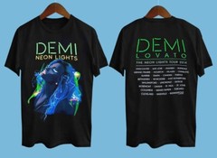 2014 DEMI LOVATO Neon Lights Tour 2014 USA Tour All Size S -4XL Shirt