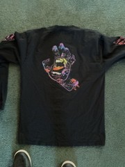 santa cruz t shirt long sleeve black xl