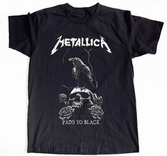 New! Metallica Fade to Black Heavy Cotton Unisex T-shirt Size S-5XL