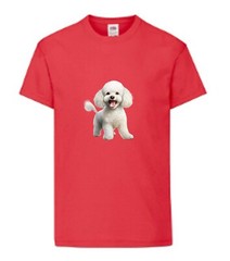 Bichon Friese Dog White Pet Family Novelty T Shirt Various Colours And Sizes