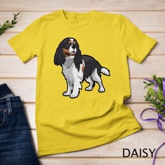 Cute Tri-Color Cavalier King Charles Spaniel Premium Unisex T-shirt
