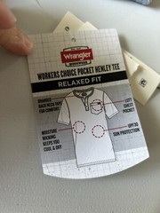 Wrangler Workwear Tshirt Size M 100%cotton