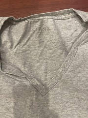 Spanx Compression Shirt – Sculpting V Neck Undershirt T-Shirt – Gray – XL