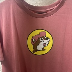 Buc-ee’s Shirt Large Pink Short Sleeve Floral lot of 2 Size L