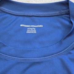 Performance Athletic Tee Shirt Men’s XL Blue Moisture Wicking