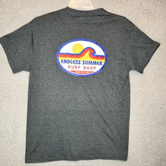 NEW – Endless Summer Surf Shop T-Shirt Ocean City MD – Adult M – Dk Gray Surfing