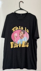 District Made Black Graphic Funny Wine Shirt ‘this Is Wine O Mite’ T-shirt 2XL