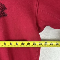 Vintage 90s Great Wall Of China Souvenir Sweatshirt Red Varsity Ribbed Men M