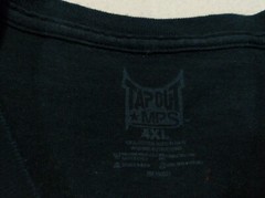 Tapout Shirt Mens 4XL Black MMA Skull MPS Graphic Fighting Short Sleeve Tee