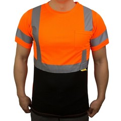 Hi Vis T Shirt Class 3 Work Safety Short Sleeve High Visibility -BFS8511/12