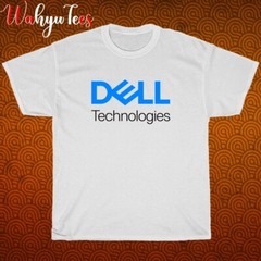 New Dell Technology Logo Black/Grey/Navy/White Size S-5XL Unisex T-Shirt