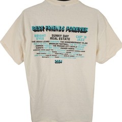 Best Friends Forever Festival T Shirt Mens Size XL Cream 2024 Inaugural Year