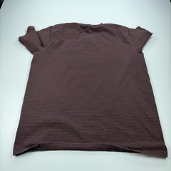 Carhartt Shirt Mens 2XL XXl REd Striped Crew Neck Original Fit Pockets