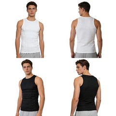 Men’s Vest Daily Wear Shirts Sports Tank Top Party T-Shirt Fitness Undershirts
