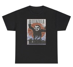 Slothzilla T Shirt Funny Sloth Lover Movie Parody Silly Meme Humor Tee