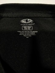 Athletic Works T Shirt Mens M Black Dry Gym Lightweight Breathable Running