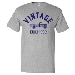 73rd Birthday Gift T shirt 73 Years Old Present 1952 Truck Tee