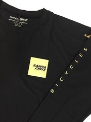 Santa Cruz Bicycles Black LS Long sleeve Tech Tee Squared T Shirt
