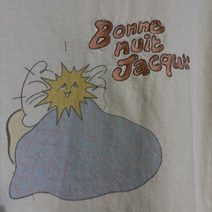 Jacquemus t-shirt Bonne nuit Jacques Embroided Size M 100% cotton