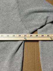 Vintage Carhartt L Gray Waffle Thermal Henley Shirt 28×22″ Made in USA