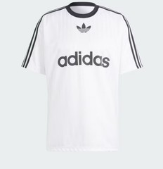NEW MEN’S ADIDAS ORIGINALS TREFOIL POLY TEE SHIRT SIZE Large White IM9459