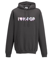 I Love Kpop Hoodie K-Pop Lover Gift Jumper Korean Music Top Adult Teen Kid Sizes