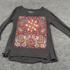 Lucky Brand Elephant Mandala Graphic Long Sleeve T-Shirt