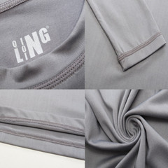 Men’s Sport Warmer Long Sleeve Performance Moisture Wicking T-Shirt Gym Tight US