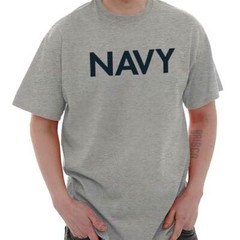 Navy PT Military USA Training Armed Forces Womens or Mens Crewneck T Shirt Tee