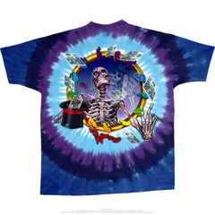 GRATEFUL DEAD-QUEEN OF SPADES-2 Sd TIE DYE T-SHIRT S,M,L,XL,XXL-3X,4X,5X,6X Lesh