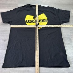 NEW Wu-Tang Clan Shirt Mens Large Black Logo Graphic Hip Hop Music Tagless Tee