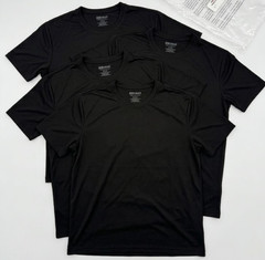 32 Degrees Heat / Cool Men’s T-Shirts 4-Pack XL Black New