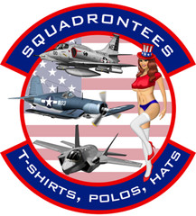 VP-10 Red Lancers Logo Back Squadron T-Shirt – USN Licensed Product