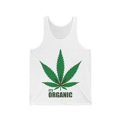 Cannabis “Its Organic” Unisex Jersey Tank