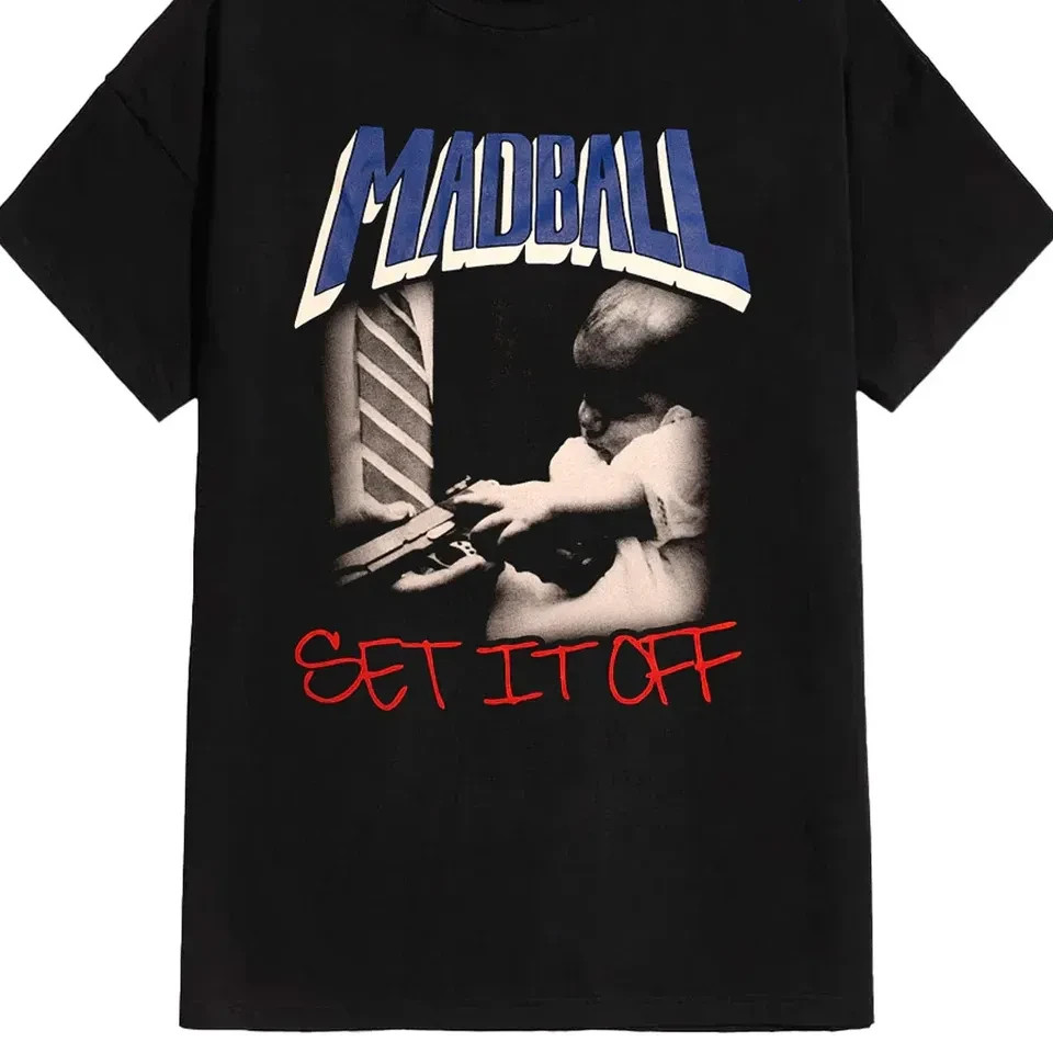 Madball Set It Off Black T Shirt Short Sleeve NYHC Band Tee All Sizes S-5XL