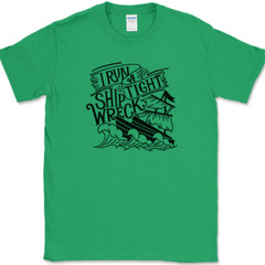 I RUN A TIGHT SHIP WRECK T-Shirt Funny House Wife Mom Humor Tee