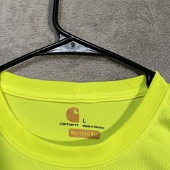 Carhartt Shirt Mens Large Yellow Force Pocket Tee T-Shirt Relaxed Fit Hi Vis