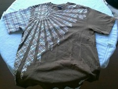 K1X Tshirt Check It To Wreck It Size XL Tee Brown & Plaid Mens