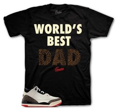 Shirt To Match Jordan 3 World’s Best Dad Retro 3s Shoes – Dad Sneaker Tee