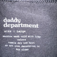 Daddy Department Tank Top Large Gently worn Cotton blend no fabric tag