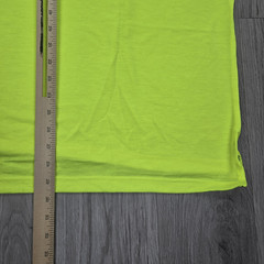 Walls Hi Vis Shirt Large Yellow Short Sleeve Tee Moisture Wick Anti Odor Rugged