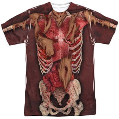 Skinny Unisex Adult Halloween Costume T Shirt (Front/Back), S-3XL