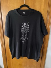 XL Size UNIQLO Mobile Suit Gundam Series UT RX-78-2 T-shirt Black
