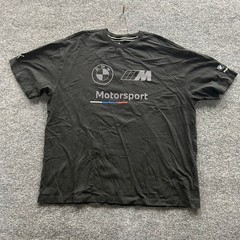 Puma T-Shirt Mens Size XL Black BMW Motorsport Graphic Short Sleeve Cotton Tee
