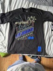 FIFA World CupUSA /MEX/CAN2026Los Angeles Black Graphic Crew Neck T-Shirt Men L