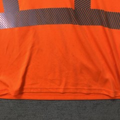 Carhartt Shirt Mens LT Orange Force Hi Vis Reflective Safety Workwear Tee