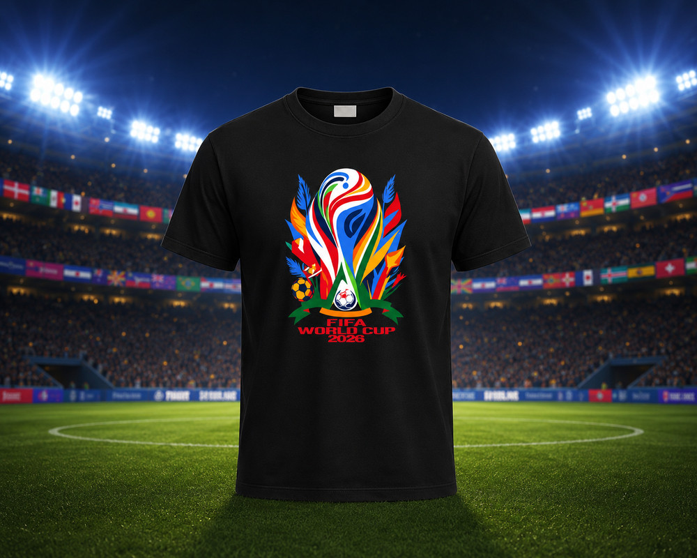 FIFA World Cup 2026 Graphic T-Shirt Unisex White Soccer Fan Tee Street FREESHIPS