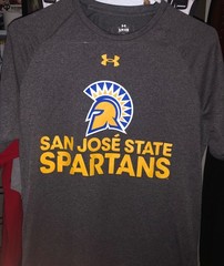 Under Armour Men’s Grey and Black T-shirt