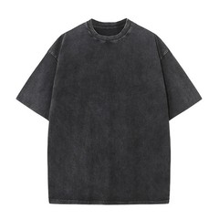 Vintage Washed T Shirt Men Women Oversized Tee 100% Cotton Casual Streetwear