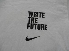 Nike VINTAGE WRITE THE FUTURE Brazil RONALDINHO Tee-jersey Shirt Top Men sz S nw